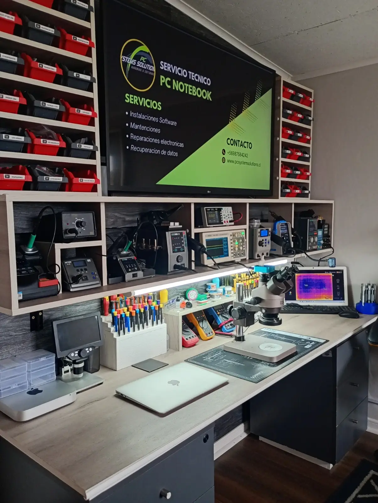 Instalaciones del Laboratorio de nuestro servicio tecnico PSS